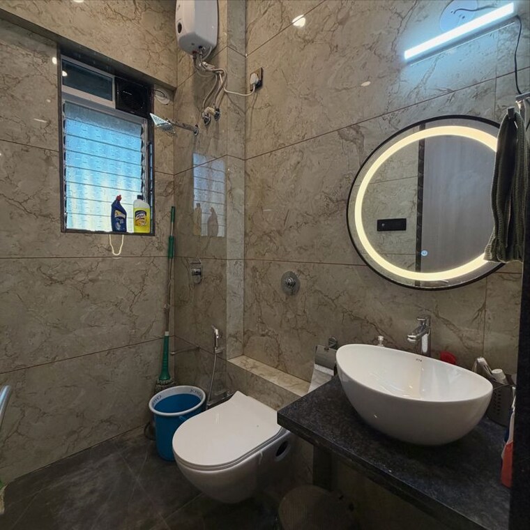 Bathroom, gym-view 1 Bedroom 600 Sq.Ft. Apartment In Khar West Mumbai 10467315