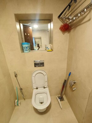 Bathroom in 1 BHK Apartment at Lodha Belmondo St Andrews B C D Villa 1 to 28, Gahunje – for Rent