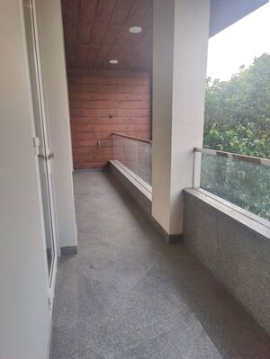 Balcony in 3 BHK Builder Floor at Greater Kailash I – for Rent