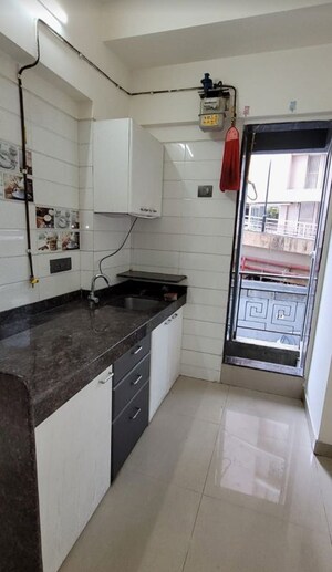 Kitchen in 1 BHK Apartment at Asha Ashok Smruti, Vadavali – for Rent