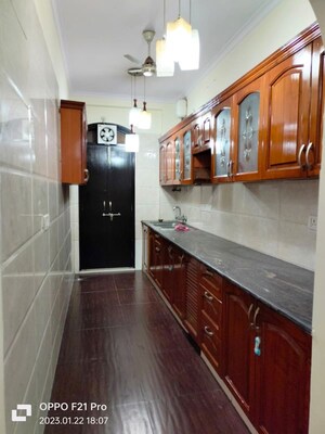 Kitchen in 3 BHK Apartment at Jawahar Nagar – for Rent