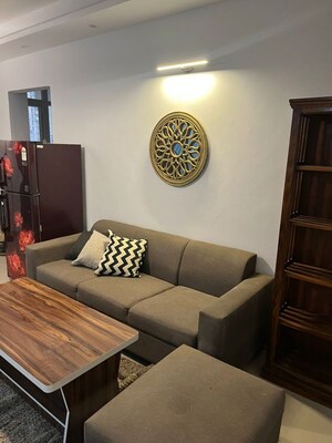 Living Room in 2.5 BHK Apartment at Galaxy North Avenue, Gaur City 1 – for Rent