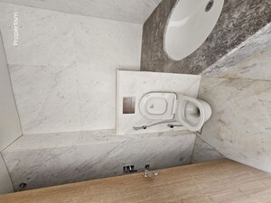 Bathroom in 2.5 BHK Apartment at Lodha Bellagio, Powai – for Rent