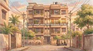  Apartment – Exterior View View at Khardaha - for Sale