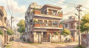  Independent House – Exterior View View at Vatva - for Sale