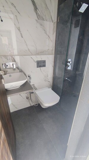 Bathroom in 1 BHK Apartment at Kabra Garnet, Malad West – for Rent
