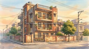  Apartment – Exterior View View at Green Fields Colony - for Sale