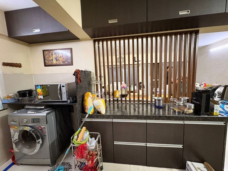 Kitchen, brahma-realty-skycity 3 Bedroom 1500 Sq.Ft. Apartment In Dhanori Pune 10467663