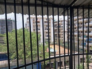 Balcony in 3 BHK Apartment at Siddhivinayak Shubhashree Residential, Akurdi – for Rent