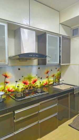 Kitchen in 3 BHK Apartment at Oberoi Exquisite Goregaon, Goregaon East – for Rent