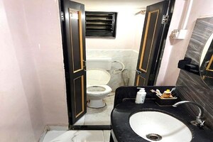 Attached Bathroom in 1 BHK Apartment at shiv Kalp Homes, Wadgaon Sheri – for Rent