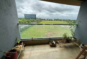 Balcony in 2 BHK Apartment at Shubh Nirvana, Viman Nagar – for Rent