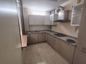 Kitchen in 3 BHK Builder Floor at Malviya Nagar – for Rent