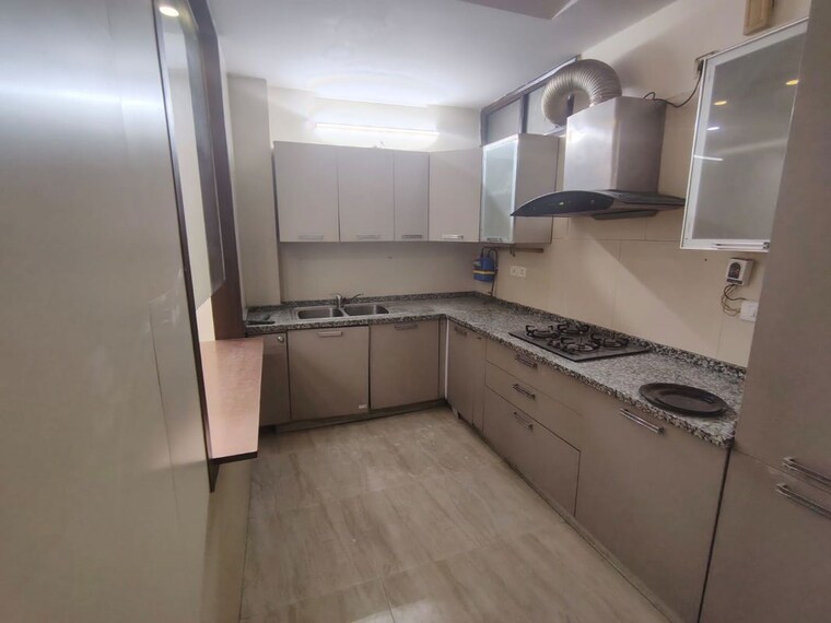 Kitchen, malviya nagar 3 Bedroom 1600 Sq.Ft. Builder Floor In Malviya Nagar Delhi 10467850