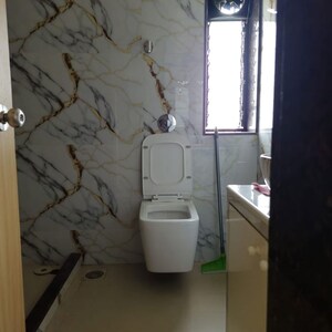 Bathroom in 2 BHK Apartment at Pyramid Apartment, Andheri West – for Rent