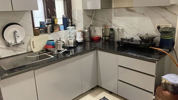 Kitchen, aura-homes 1 Bedroom 550 Sq.Ft. Apartment In Patiala Road Zirakpur 10467879