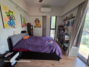 Bedroom in 3 BHK Apartment at Rustomjee Seasons, Bandra East – for Rent