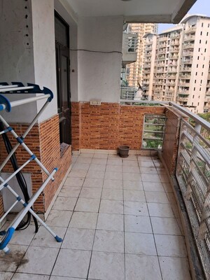 Balcony in 3 BHK Apartment at Mapsko Krishna Apra Gardens, Vaibhav Khand – for Rent