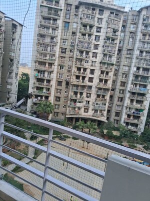 Balcony in 3 BHK Apartment at Mapsko Krishna Apra Gardens, Vaibhav Khand – for Rent