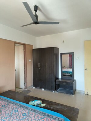 Bedroom in 3 BHK Apartment at Manav Silver Skyscapes, Wakad – for Rent