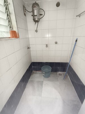 Bathroom in 1 RK Apartment at Vasant Valley Complex, Malad East – for Rent