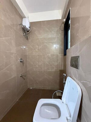 Bathroom in 3 BHK Apartment at Damji Shamji Mahavir Spring Tulip Phase 1, Pokhran Road No Two – for Rent