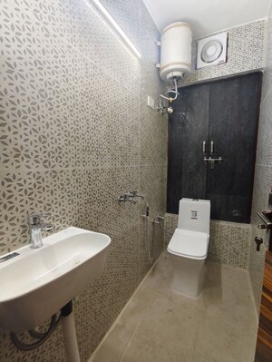 Bathroom in 1 RK Builder Floor at Govindpuri – for Rent