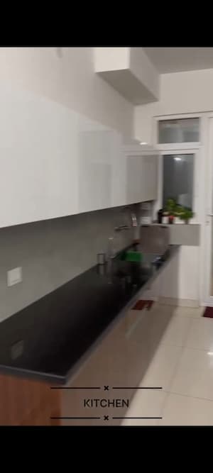 Kitchen in 3 BHK Apartment at Hermitage Centralis, Vip Road – for Rent
