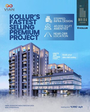 2 BHK Apartment – Exterior View View at Vian Mrida, Kollur - for Sale