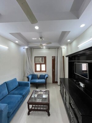 Living Room in 2 BHK Builder Floor at AKD Tower, Sector 14 – for Rent