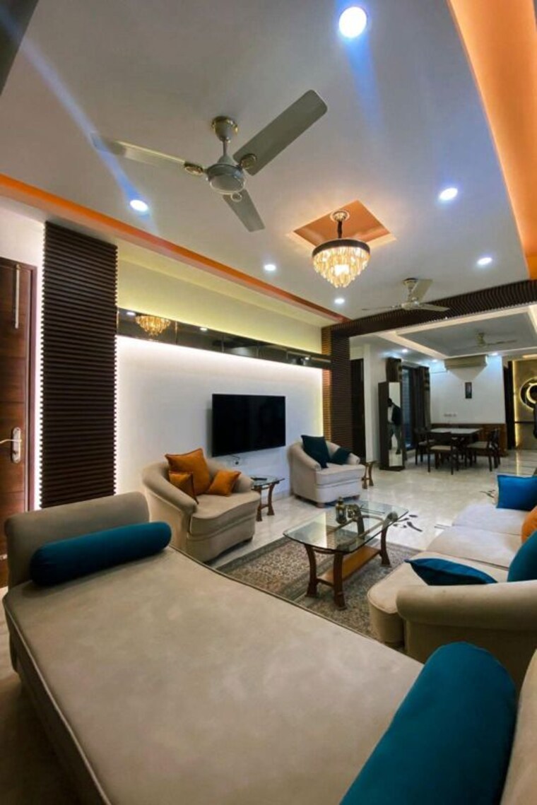 Living Room, alphacorp-sky1 2 Bedroom 1200 Sq.Ft. Villa In Sector 15 Gurgaon 10468091
