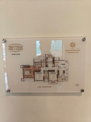 Master Plan in 3 BHK Apartment at Paradise Sai World Empire, Kharghar – for Sale