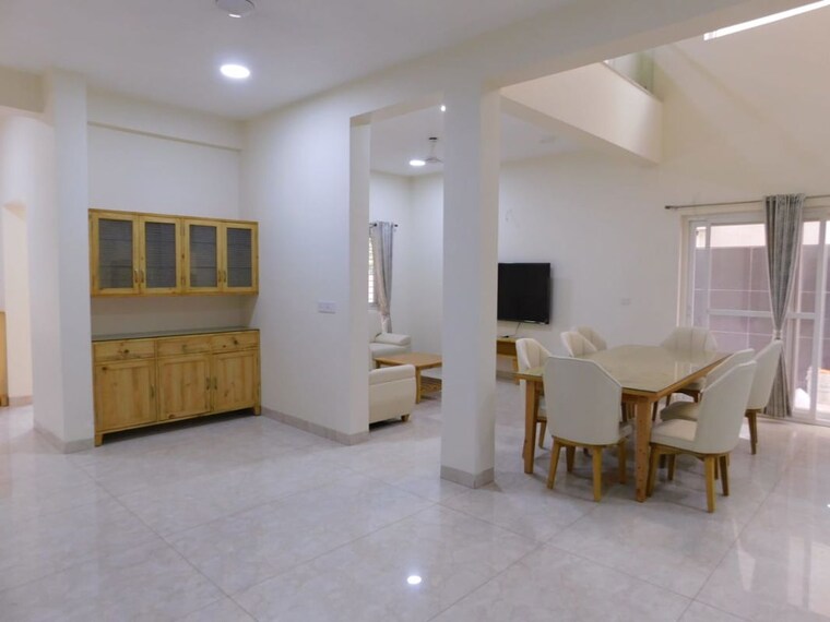 Living Room, muppas-indraprastha 4 Bedroom 4095 Sq.Ft. Villa In Tellapur Hyderabad 10468122