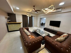 Living Room in 4 BHK Penthouse at Emaar The Palm Drive-The Premier Terraces, Sector 66 – for Rent