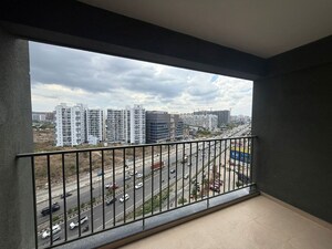 Balcony in 2 BHK Apartment at Manav La Centra, Tathawade – for Rent