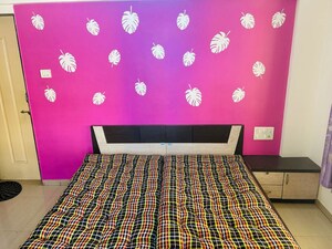 Bedroom in 2 BHK Apartment at GK Dwarka Sai Paradise, Pimple Saudagar – for Rent
