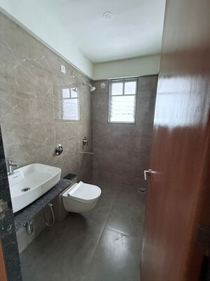 Bathroom in 3 BHK Apartment at Saheel Itrend Life, Wakad – for Rent