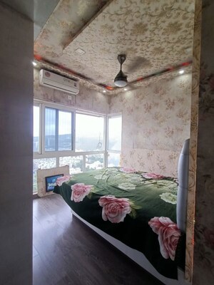 Bedroom in 2 BHK Apartment at Omkar Ananta, Goregaon East – for Rent