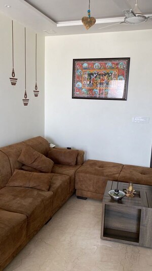 Living Room in 2 BHK Apartment at Omkar Ananta, Goregaon East – for Rent