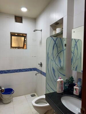 Bathroom in 3 BHK Apartment at Oberoi Springs, Andheri West – for Rent