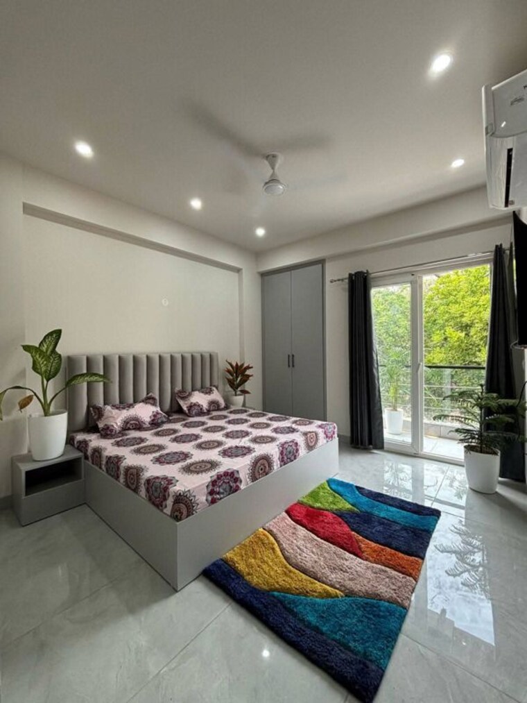 Bedroom, allure-homes 1 Bedroom 600 Sq.Ft. Apartment In Sector 14 Gurgaon 10468354