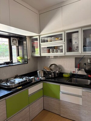 Kitchen in 4 BHK Apartment at Kamgar Putala Vasahat – for Rent