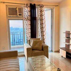 Living Room in 3 BHK Apartment at Omaxe The Palace, Gomti Nagar – for Rent