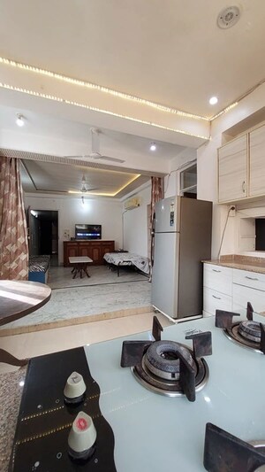 Living Room in 3 BHK Apartment at Dwarka – for Rent