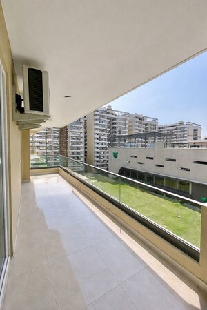 Balcony in 3 BHK Apartment at Malwa Escon Primera, International Airport Road – for Rent