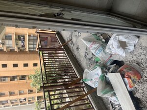 Balcony in 3 BHK Apartment at Charms Castle, Raj Nagar Extension – for Sale
