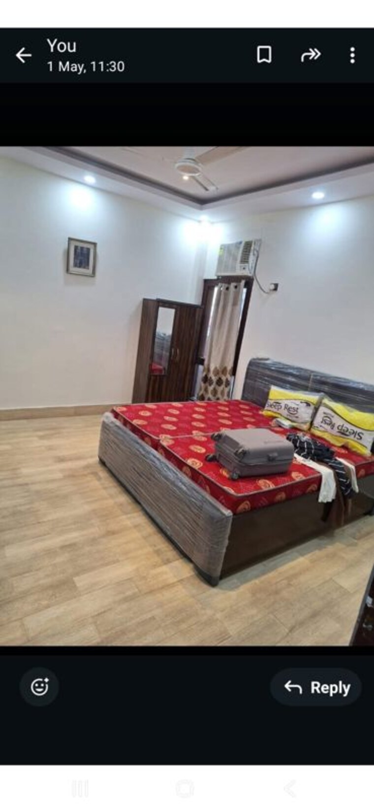 Bedroom, hauz khas 2 Bedroom 136 Sq.Yd. Builder Floor In Hauz Khas Delhi 10439631
