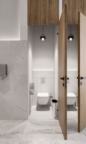 Bathroom in  Office Space at Hauz Khas – for Rent