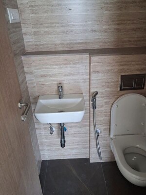 Bathroom in 3 BHK Apartment at Kolte Patil Verve, Bangur Nagar – for Rent