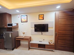 Kitchen in 1 RK Builder Floor at Rosewood City – for Rent